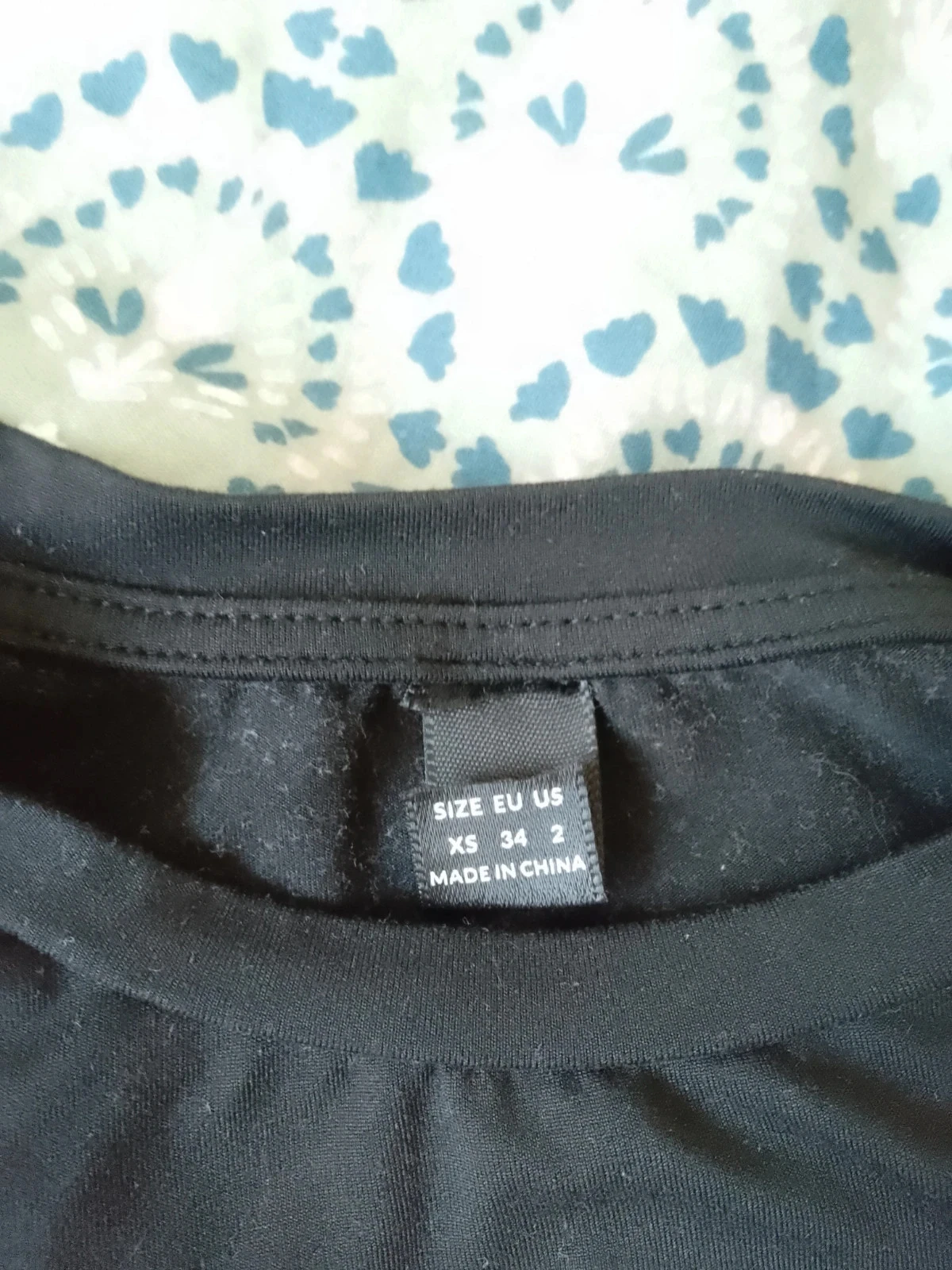 Top preto de manga longa xs 34 – photo 3